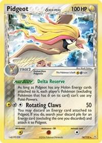 Pidgeot (Delta Species) 14/110 card from Holon Phantoms
