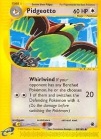 Pidgeotto 088/165 card from Expedition