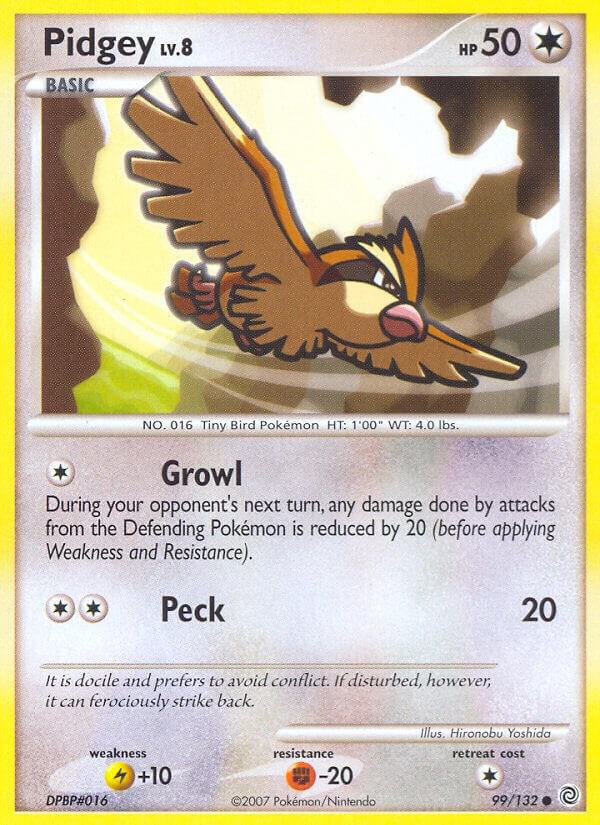 Pidgey 99/132 card from Secret Wonders
