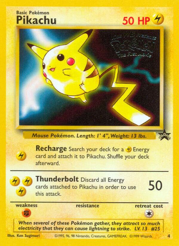 Pikachu (Movie Promo) 04/53 card from WoTC Promo