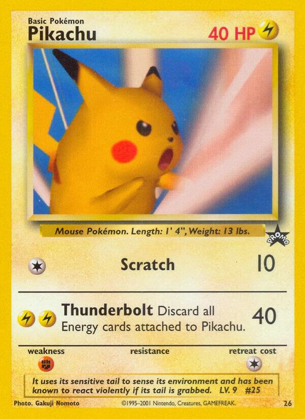 Pikachu (SNAP Promo) 26/53 card from WoTC Promo