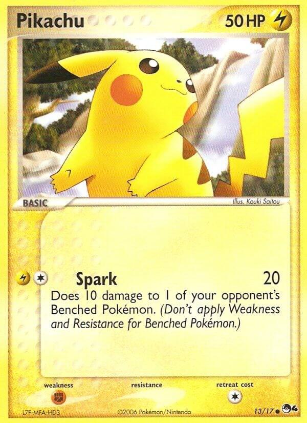 Pikachu 013/017 card from POP Series 4