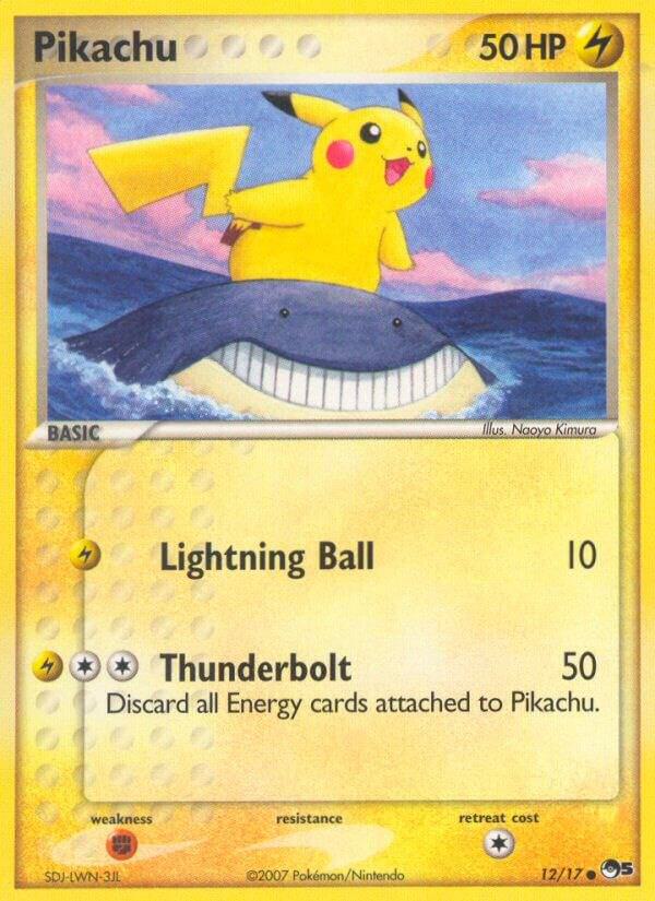 Pikachu 012/017 card from POP Series 5