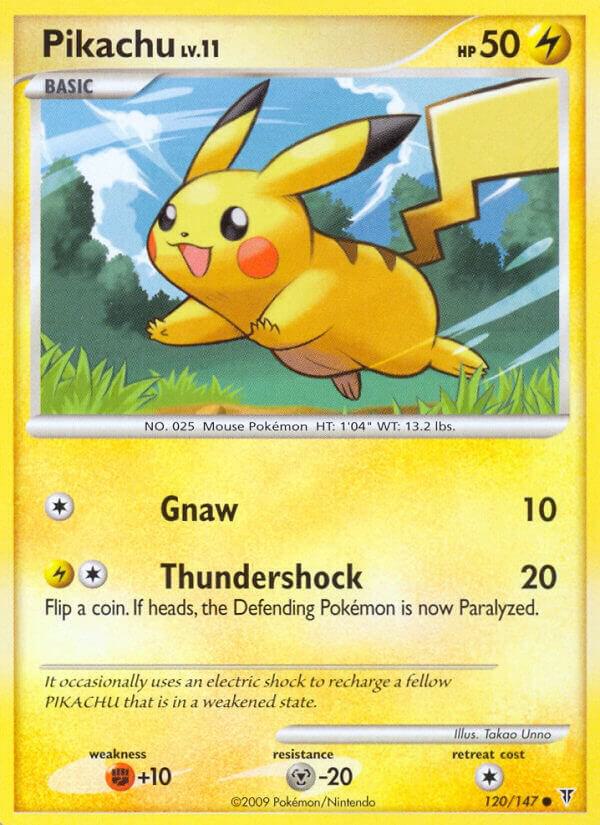 Pikachu 120 card from Supreme Victors