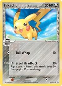 Pikachu (Delta Species) 79/110 card from Holon Phantoms