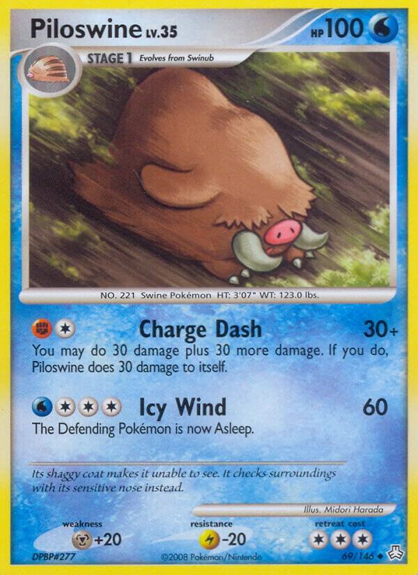 Piloswine 69/146 card from Legends Awakened
