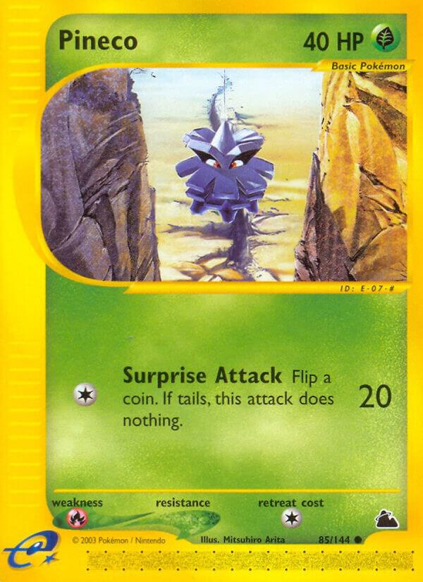 Pineco (85) 085/144 card from Skyridge