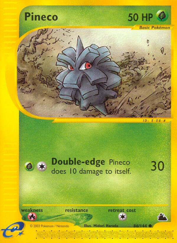 Pineco (86) 086/144 card from Skyridge