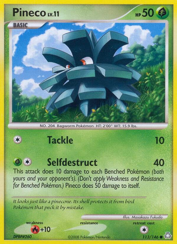 Pineco 113/146 card from Legends Awakened