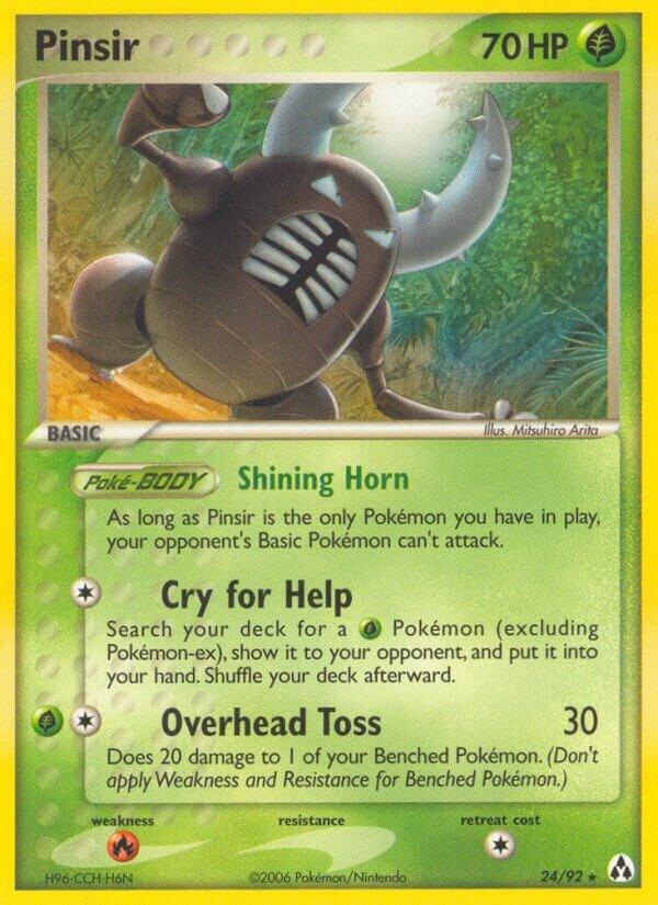 Pinsir 24/92 card from Legend Maker