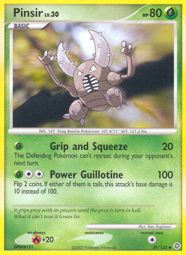 Pinsir 59/132 card from Secret Wonders
