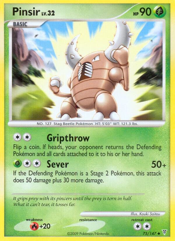Pinsir 75 card from Supreme Victors