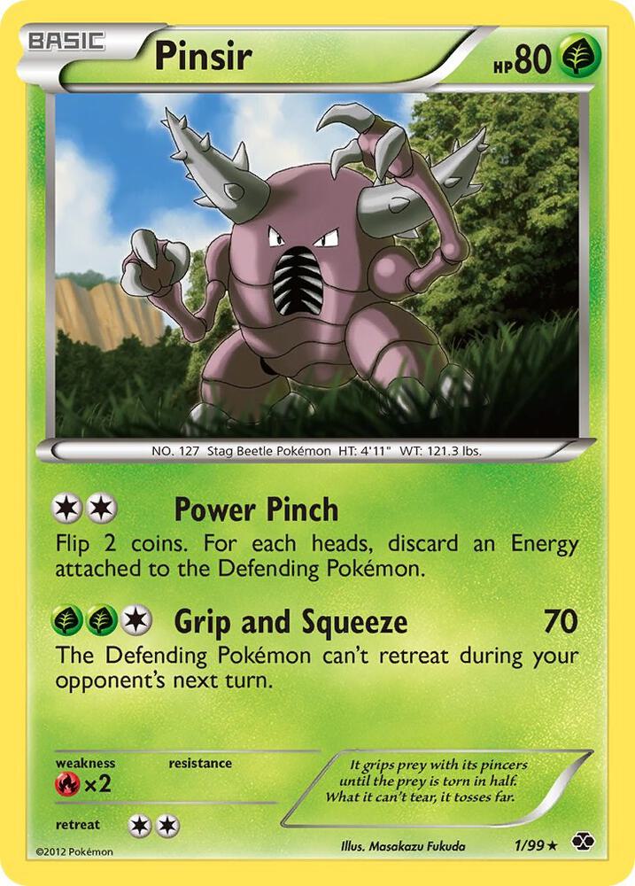 Pinsir 1/99 card from Next Destinies