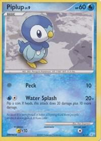 Piplup 5/12 card from DP Trainer Kit: Manaphy & Lucario