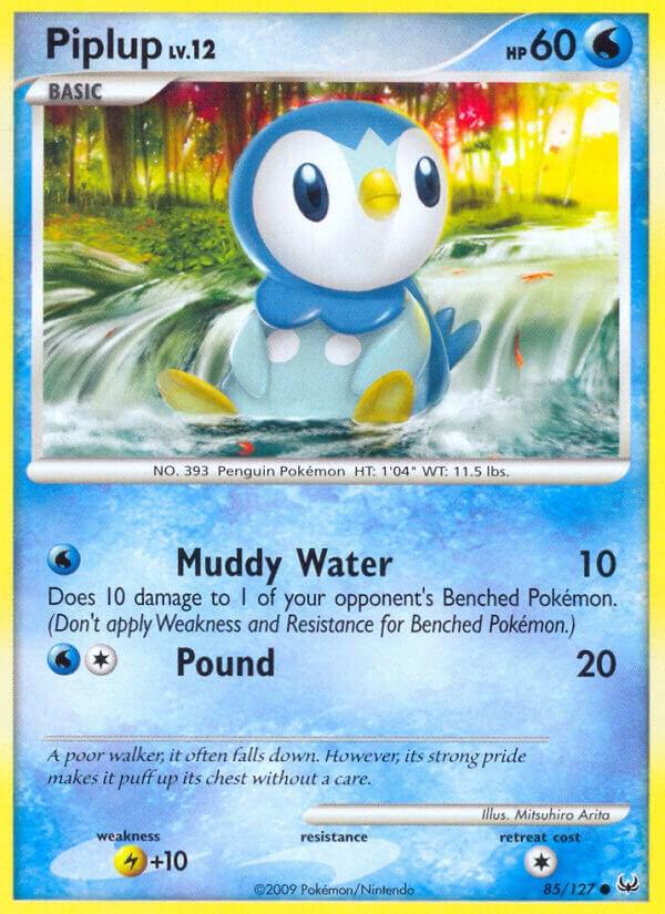 Piplup 85/127 card from Platinum