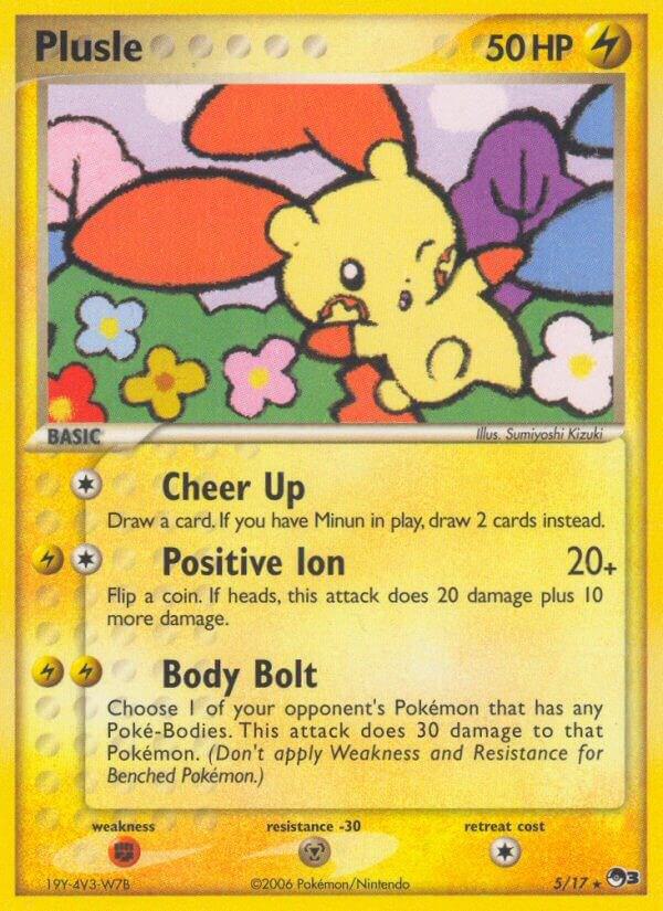 Plusle 005/017 card from POP Series 3
