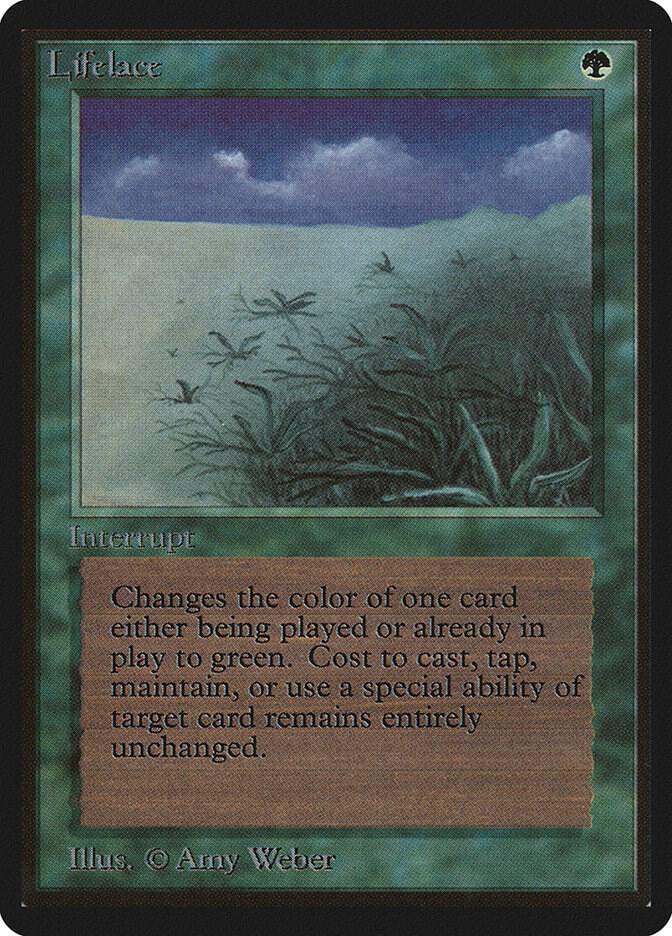 Lifelace card from Beta Edition