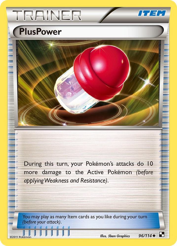 PlusPower 96/114 card from Black and White