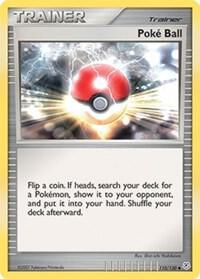 Poke Ball 110/130 card from Diamond and Pearl