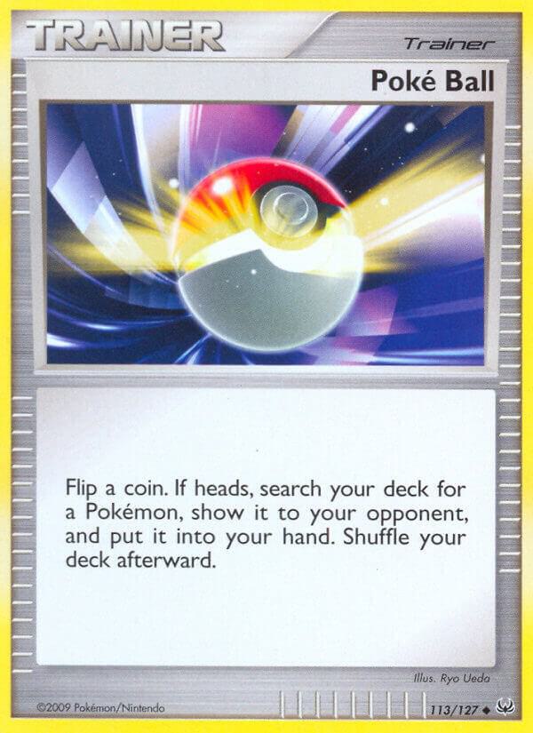 Poke Ball 113/127 card from Platinum