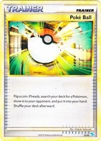 Poke Ball (Gyarados) 23/30 card from HGSS Trainer Kit: Gyarados & Raichu