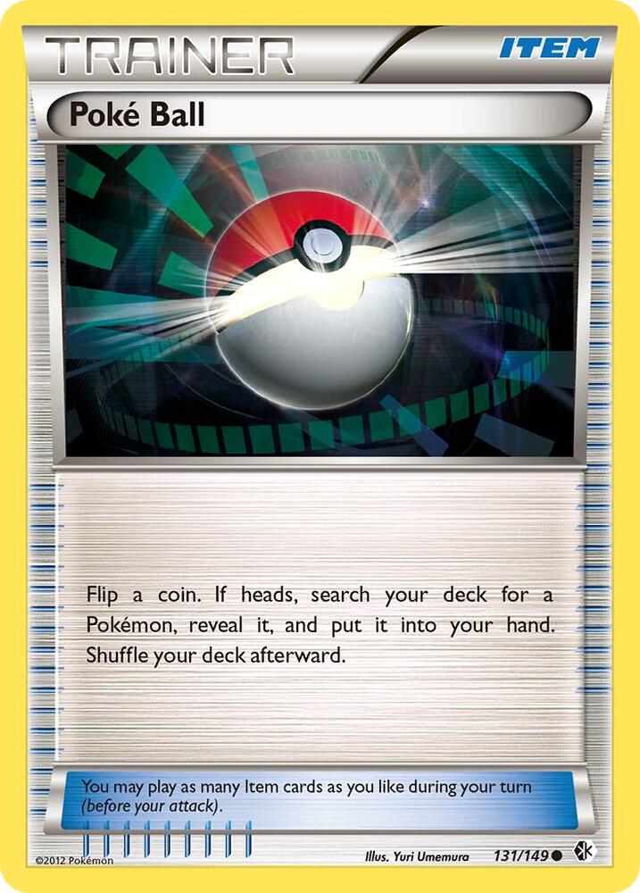 Poke Ball 131/149 card from Boundaries Crossed