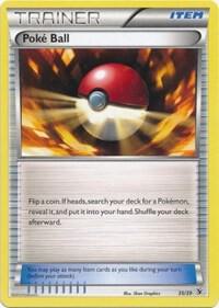 Poke Ball 35/39 card from Kalos Starter Set