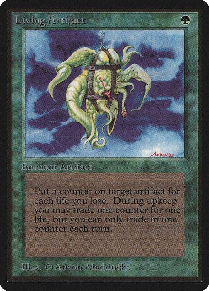 Living Artifact card from Beta Edition