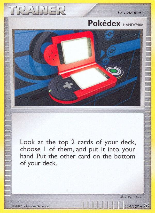 Pokedex HANDY910is 114/127 card from Platinum