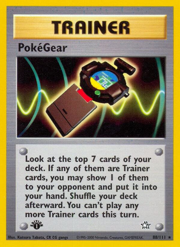 PokeGear 088/111 card from Neo Genesis