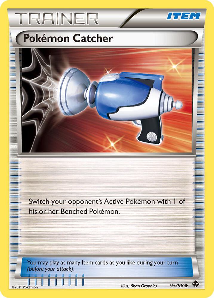 Pokemon Catcher 95/98 card from Emerging Powers