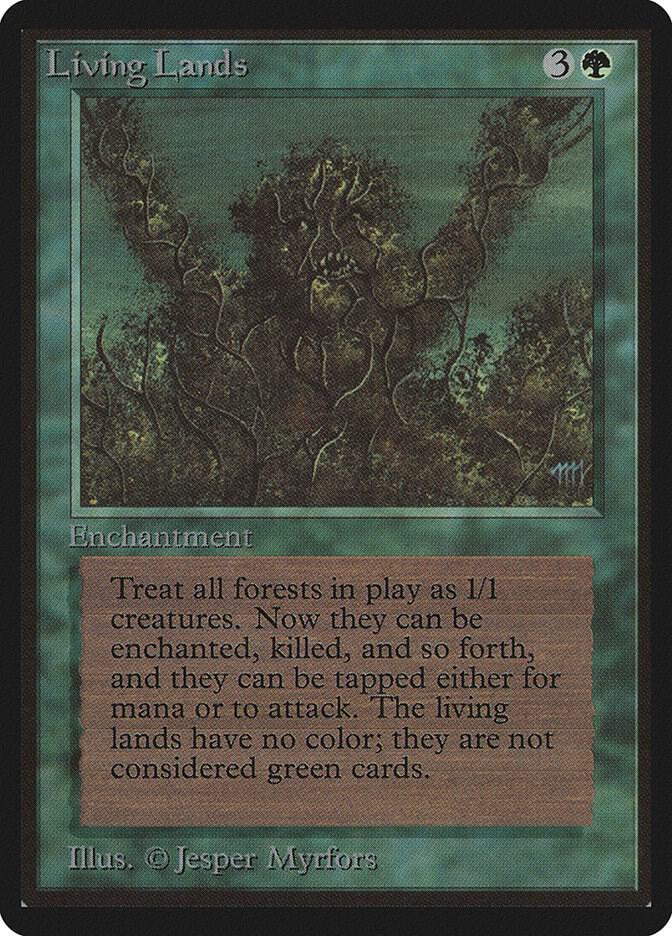 Living Lands card from Beta Edition
