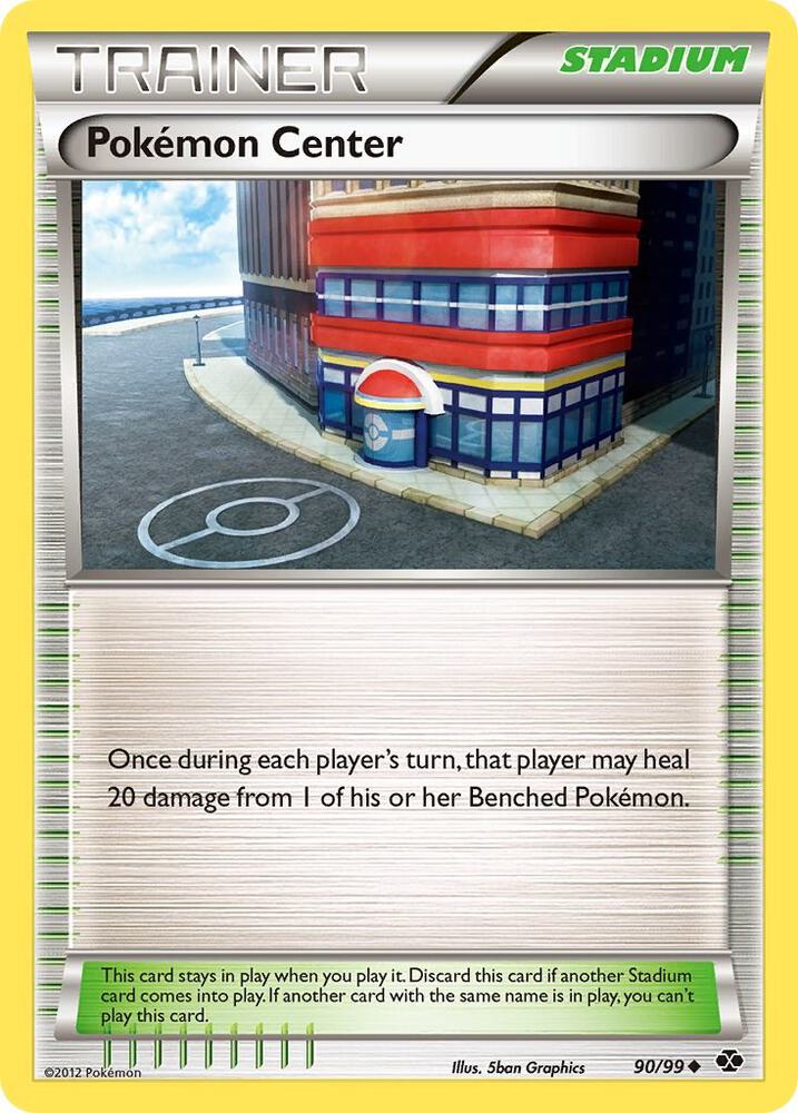 Pokemon Center 90/99 card from Next Destinies