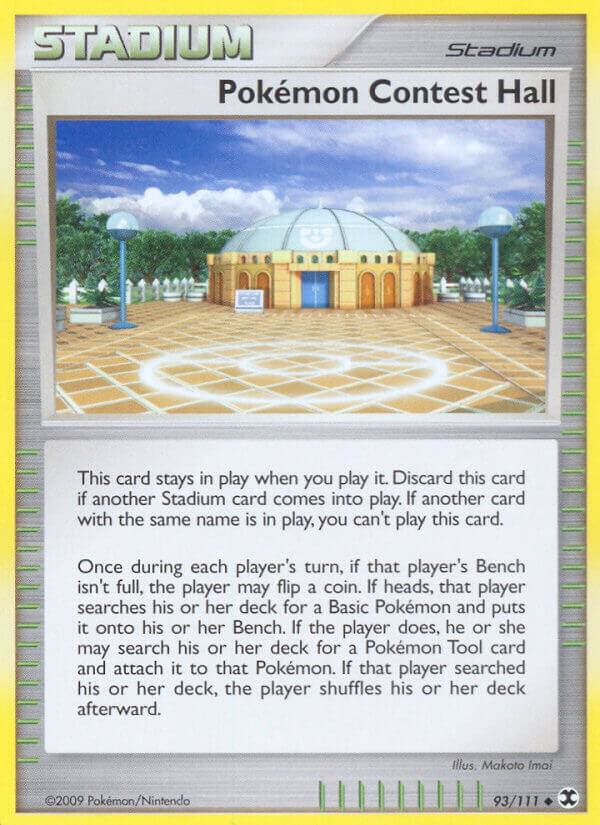 Pokemon Contest Hall 93/111 card from Rising Rivals