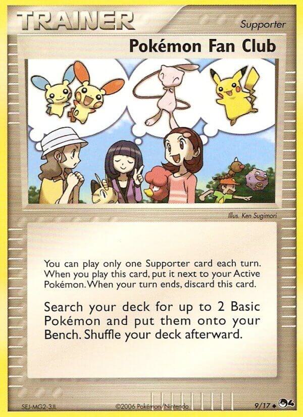Pokemon Fan Club 009/017 card from POP Series 4