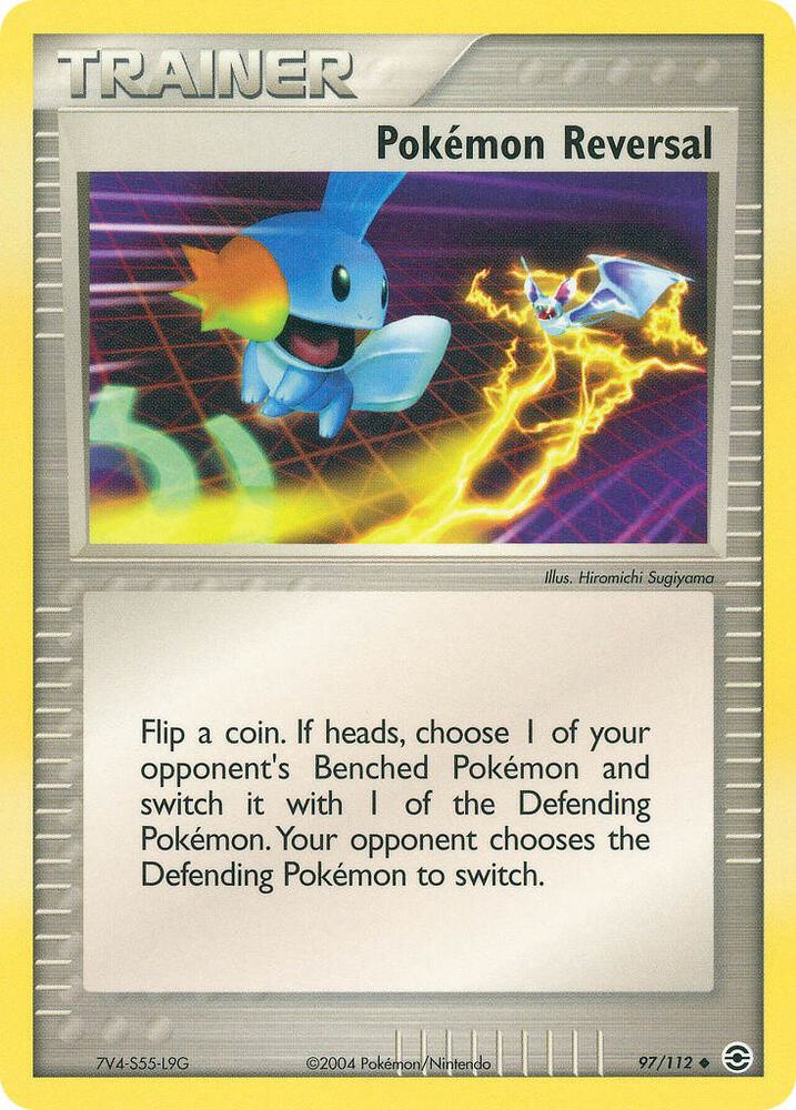 Pokemon Reversal 97/112 card from FireRed & LeafGreen