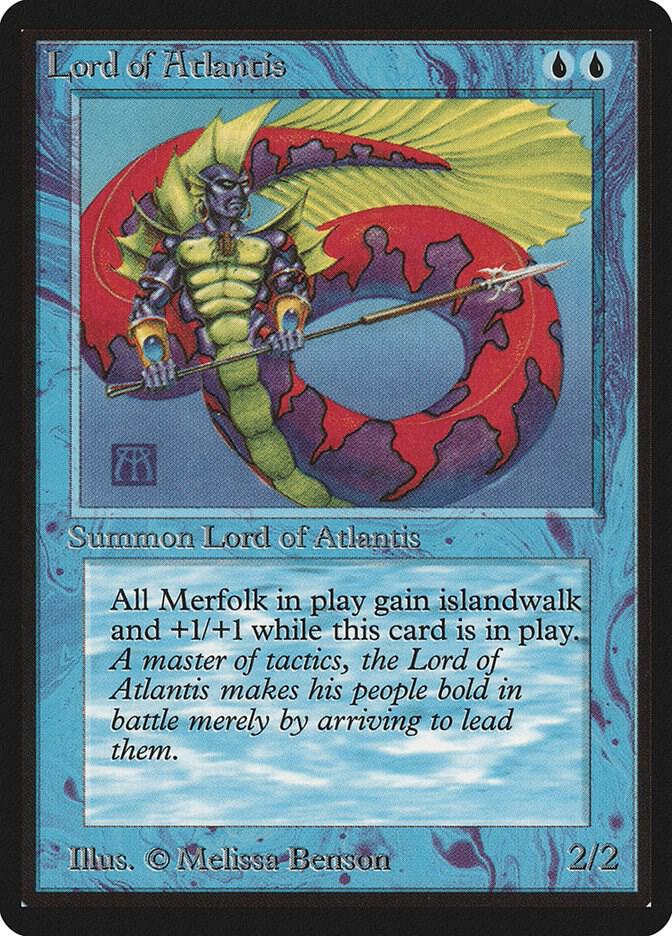 Lord of Atlantis card from Beta Edition