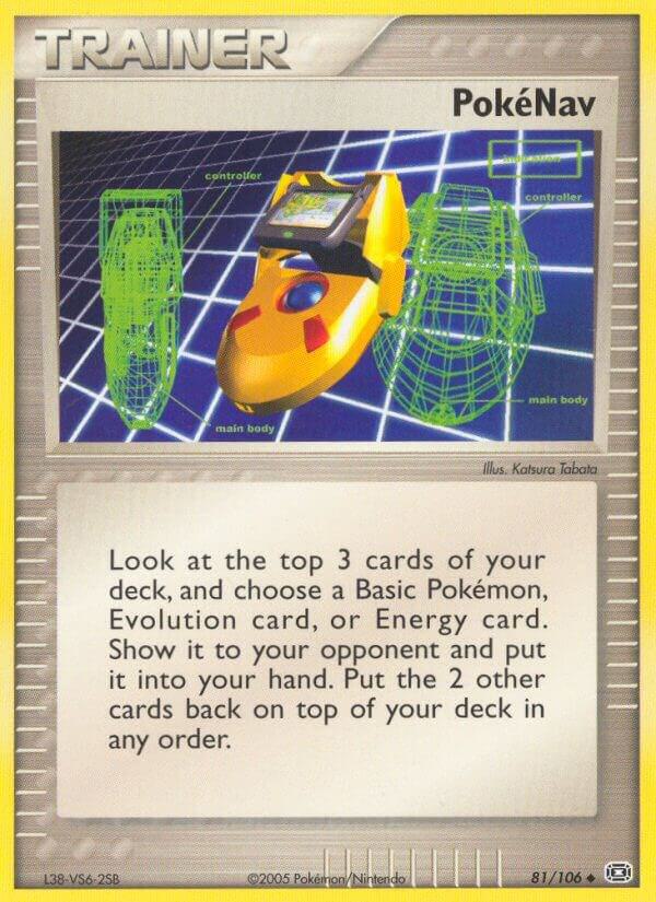 Pokenav 81/106 card from Emerald