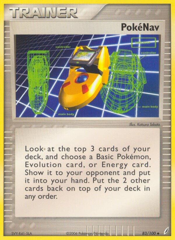Pokenav 83/100 card from Crystal Guardians