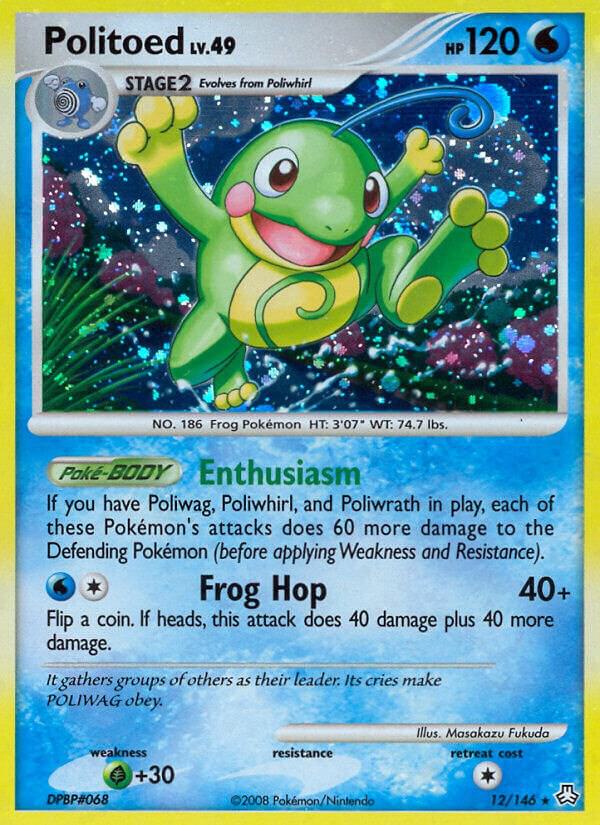 Politoed 12/146 card from Legends Awakened