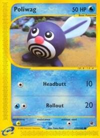 Poliwag 125/165 card from Expedition