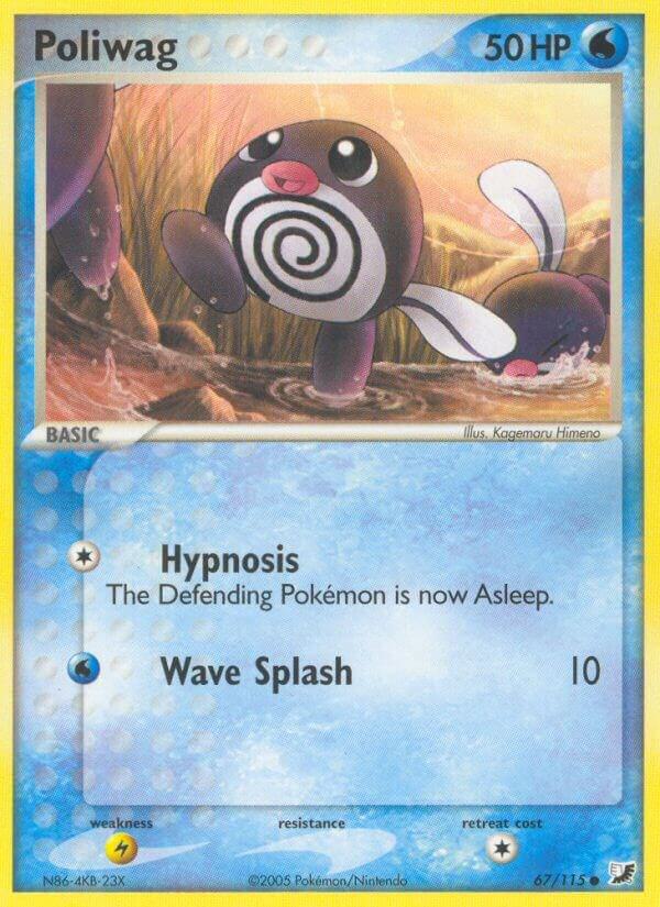 Poliwag 67/115 card from Unseen Forces