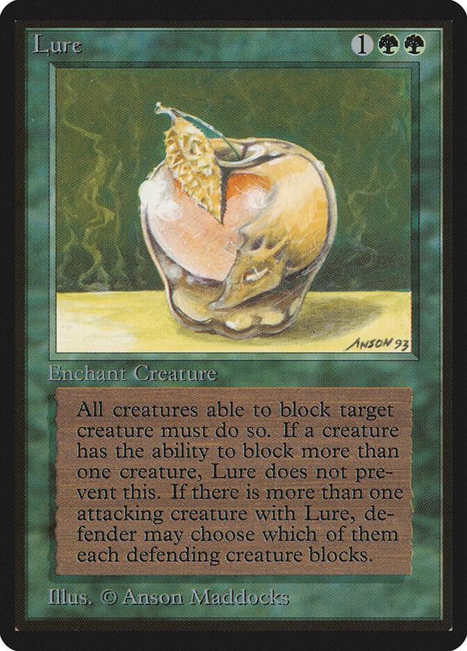 Lure card from Beta Edition