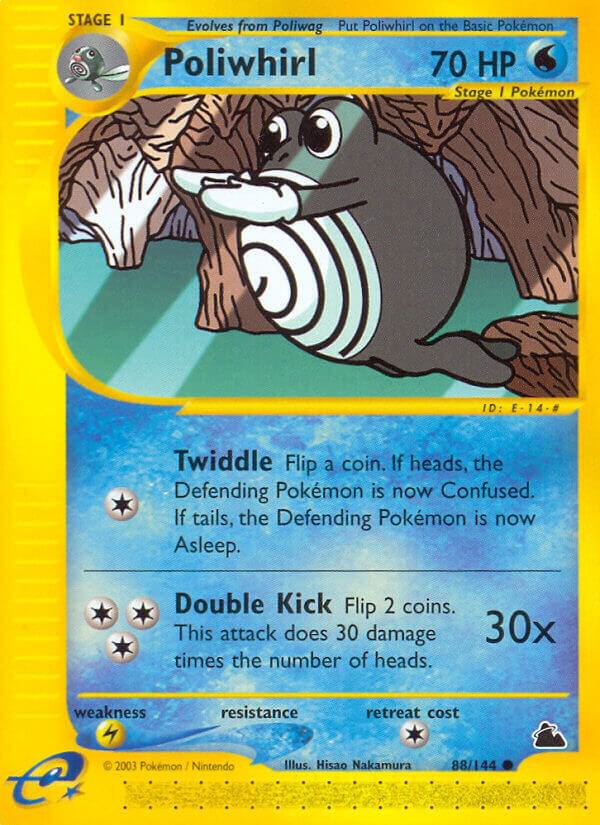 Poliwhirl 088/144 card from Skyridge