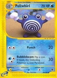 Poliwhirl 089/165 card from Expedition