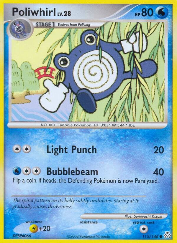 Poliwhirl 115/146 card from Legends Awakened