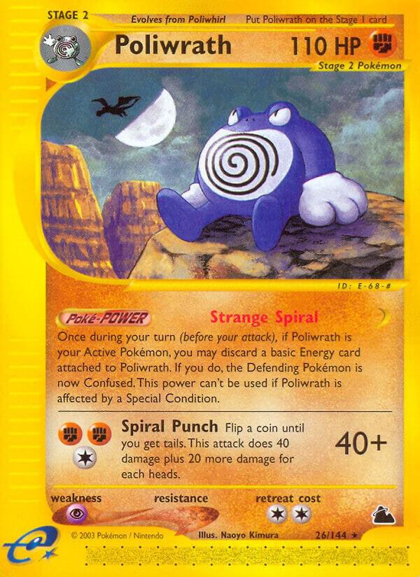Poliwrath (26) 026/144 card from Skyridge