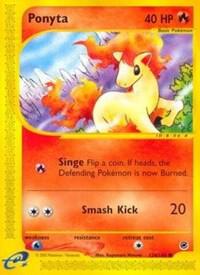 Ponyta 126/165 card from Expedition