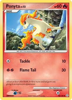 Ponyta 94/130 card from Diamond and Pearl