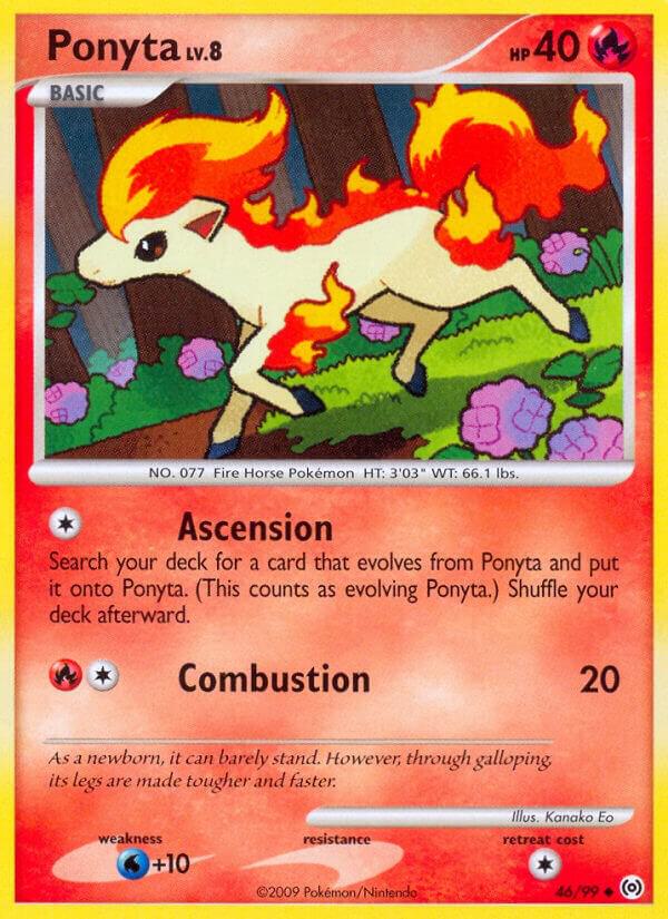 Ponyta (46) 46/99 card from Arceus